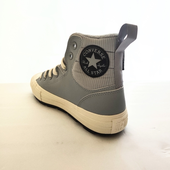 Converse Chuck Taylor All Star Berkshire Hi Boot - Heirloom Silver - Picture 4 of 6